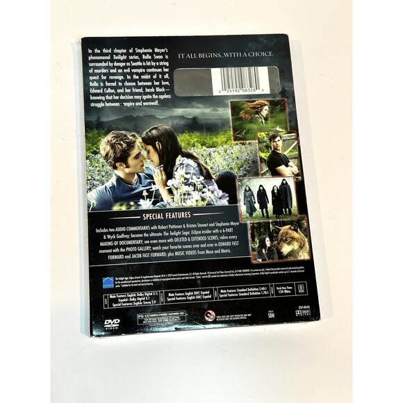 The Twilight Saga: Eclipse (DVD, 2010) 2-Disc Special Edition – Brand New Sealed - Picture 2 of 5